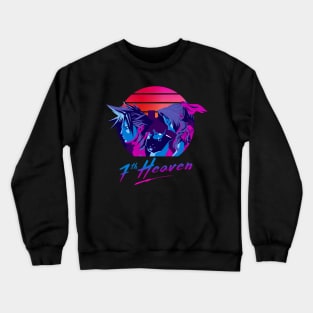 7th Heaven FF7 Cloud X Aerith 80S Crewneck Sweatshirt